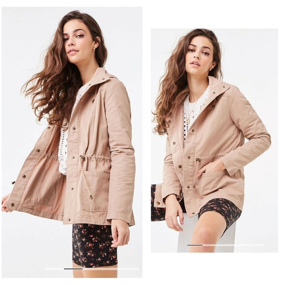Forever 21 Hooded Utility Jacket - Picture 6 of 16